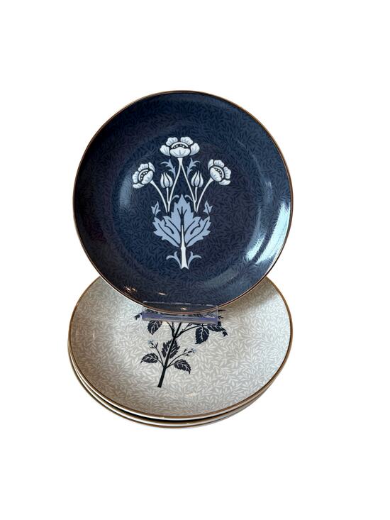 Morris & Co. Other - William Morris & Co. Sweet Meadow Appetizer Plates 6.5in Set of 4 Porcelain NEW